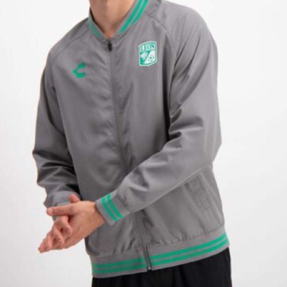 Charly Sport Concentración León Jacket for Men Size XL Grey Retails $90
